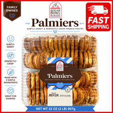 Sugar Bowl Bakery Petite Palmiers, French Style Favorite Cookies 2 LB, Kosher
