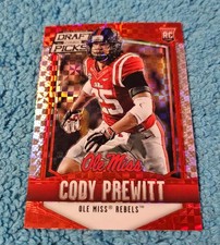 2015 Panini Prizm Draft Picks Rookie Cody Prewitt Ole Miss Red Power #168