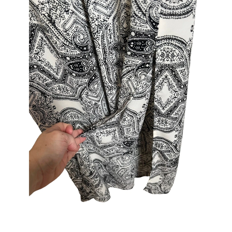 Maxi Vestido Anthropologie Vanessa Virginia Para Mujer Negro Blanco Talitha en Niveles 4 Foto 4 de 4