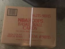 1990/91 SKYBOX BASKETBALL SEALED WAX BOX CASE. (20 BOXES).  M JORDAN!!