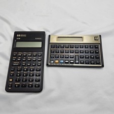 Hewlett Packard HP12C Financial Calculator  Hewlett Packard 10B business calc