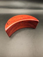 CRESCENT MOON Shaped PUZZLE BOX 4 Piece Wood Carved Keepsake Jewelry Treasure