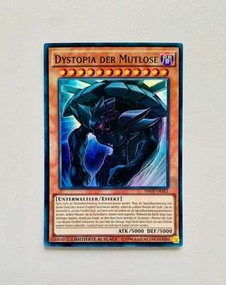 Yu-Gi-Oh! Dystopia der Mutlose INOV-DESE1 Super Rare Near Mint deutsch