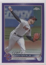 2022 Topps Chrome Update Purple Refractor Aaron Civale #USC160 3u0