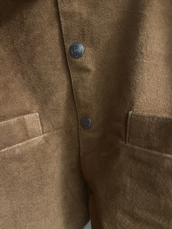 Scully Suede Vest Rockabilly Western Cowboy Sz XXL Brown Vtg Y2k - Image 2 of 4