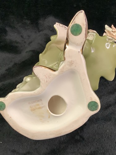 Vintage Florence Of Pasadena Ceramic Victorian Couple *some damage* See Photos - Picture 4 of 14