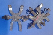 VECCHI RAMPONI MILITARI DA GHIACCIO - PRIMA GUERRA - ALPINO  - PERFETTI  VINTAGE