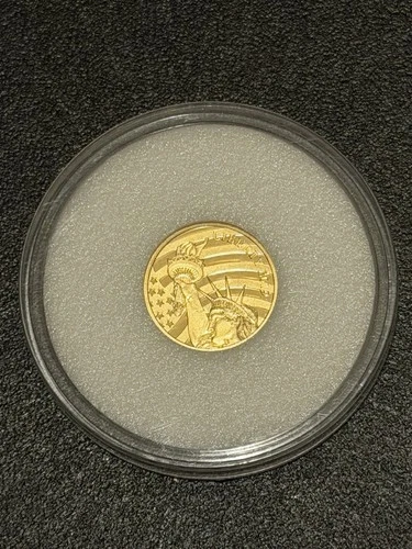 2019 Liberty Cook Islands 1/10 Oz .24 “24%”  Pure Gold Proof $5