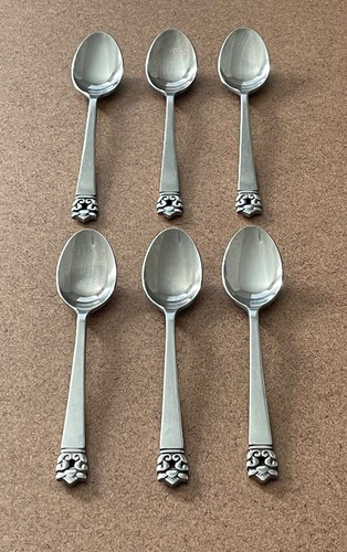 Stanley Roberts Roget Stainless Steel Teaspoons Set of 6 Made in Japan - Picture 1 of 4