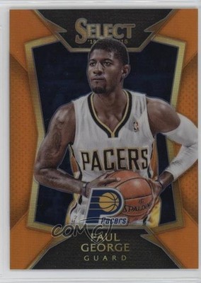 2014-15 Panini Select Concourse Orange Prizm 7/60 Paul George #79 7xr