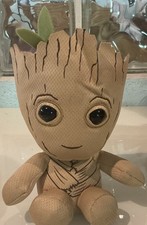 Ty Marvel Groot Small Plush Stuffed Animal 2017 Brown/Green Washable