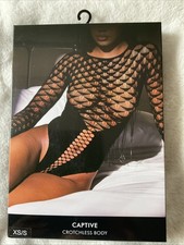 Image of Ann Summers .CAPTIVE - CROTCHLESS BODY Size XS/S 4-10 - New In Box -