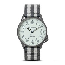 Columbia Gents Watch with Off White Dial and Grey Strap CSS15-011