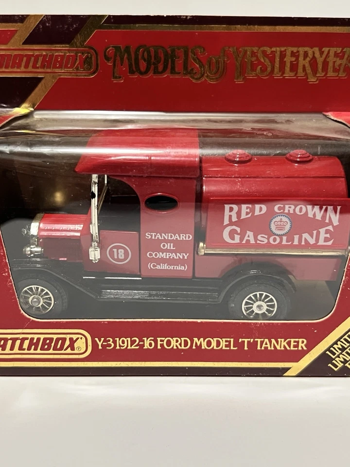 MATCHBOX  MODELS OF YESTERDAY  Y-3   1912-16 FORD MODEL T  TANK WAGON  WITH BOX - Image 2 of 4