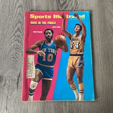 Sports Illustrated May 7 1973 Jerry West LA Lakers & Walt Frazier NY Knicks  
