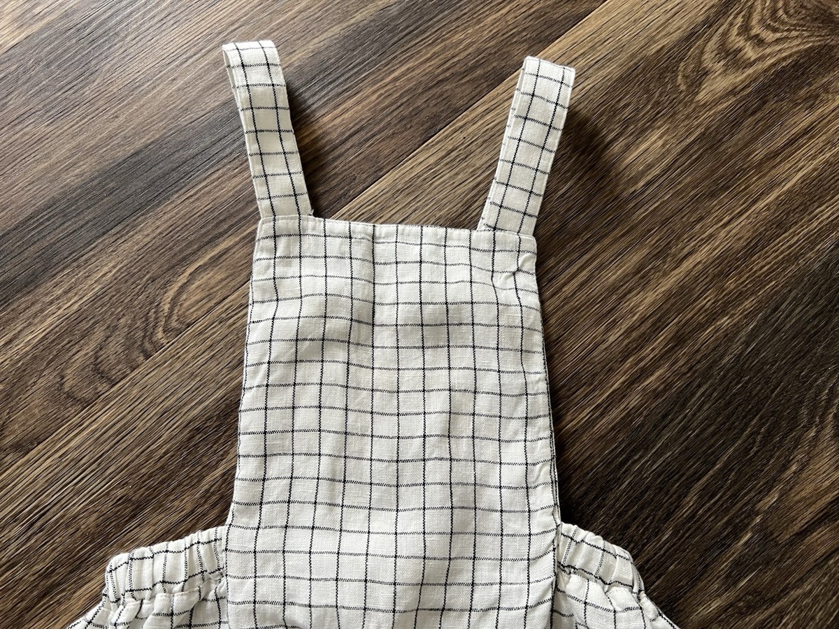 Soor Ploom Oona Romper Graph Paper Linen 6Y NEW | eBay