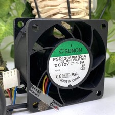 1PCS SUNON PSD1206PMBX-A 6038 12V 1.5A High-Speed High-Performance Fan, 4-Wire