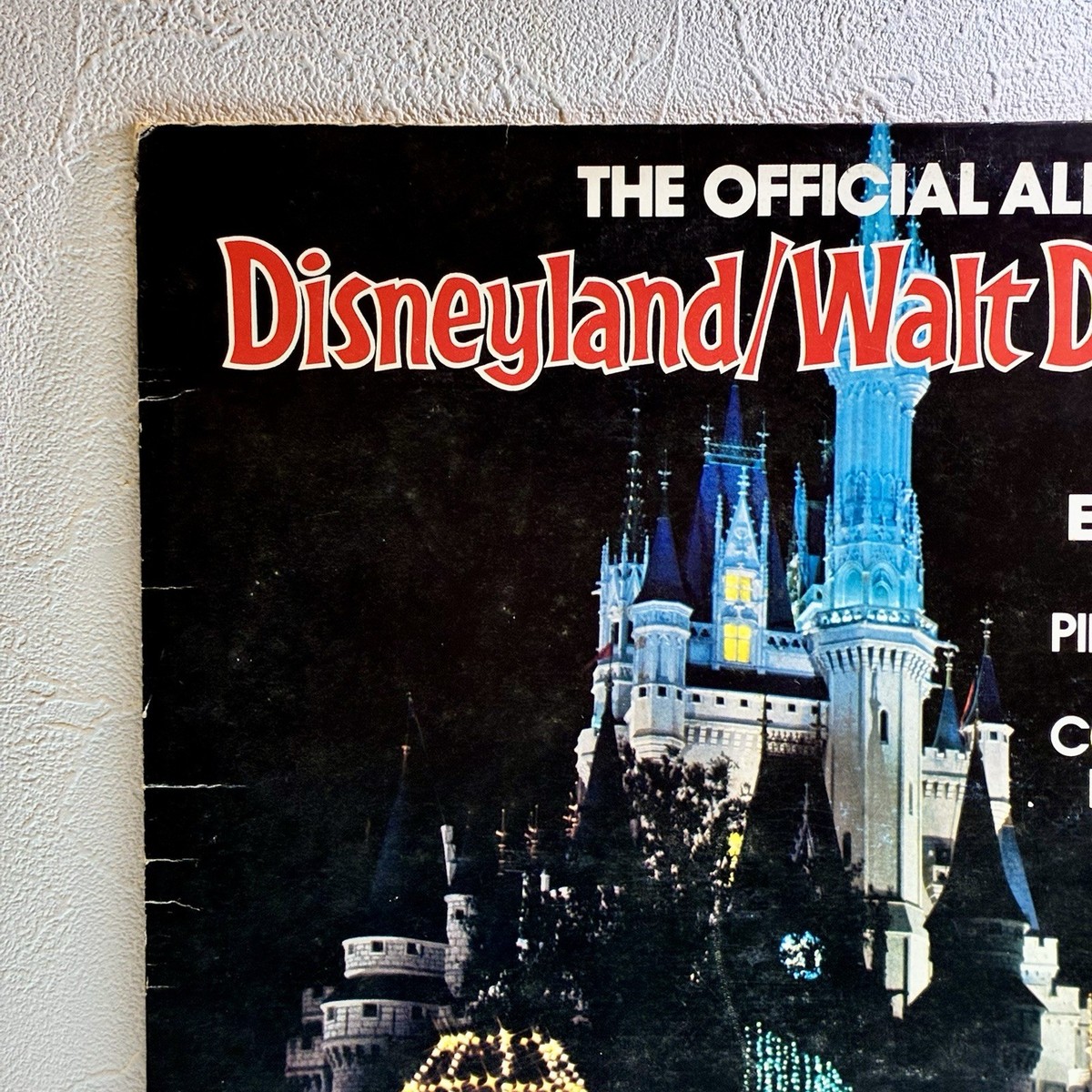 レア　ディズニー　BENELIC JOLLY COUNTRY　CDスタンド The Official Album Of Disneyland/Walt Disney World '80 CZ5011 MONO