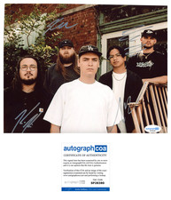 ‘Knocked Loose’ Band Signed 8x10 Photo 'Isaac, Kevin, Pacsun, Nicko' ACOA