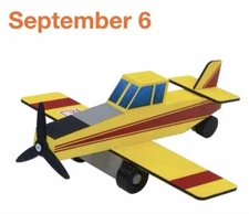 Home Depot Kids Workshop Crop Duster Airplane with Pin Sept 2025 Project