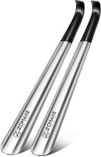 ZOMAKE Shoe Horn Long Handle for Seniors Men Women Stainless Steel Shoe Spoon He