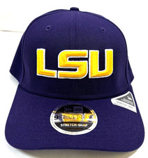 LSU Tigers NCAA NE Stretch-Snap Snapback Hat~ Purple/Gold