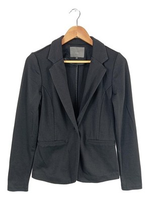 ICHI Sweatblazer Damen Blazer Gr. DE 36 schwarz Business-Look