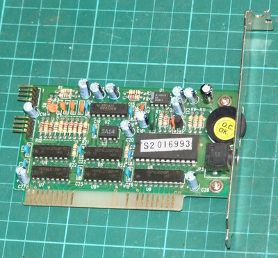 Adlib compatible 8-bit ISA sound card for vintage IBM PC XT AT computer