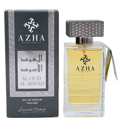 Azha Al Oud Al Aswad EDP for Men  EDP Spray, 3.3 oz, Woody Oud