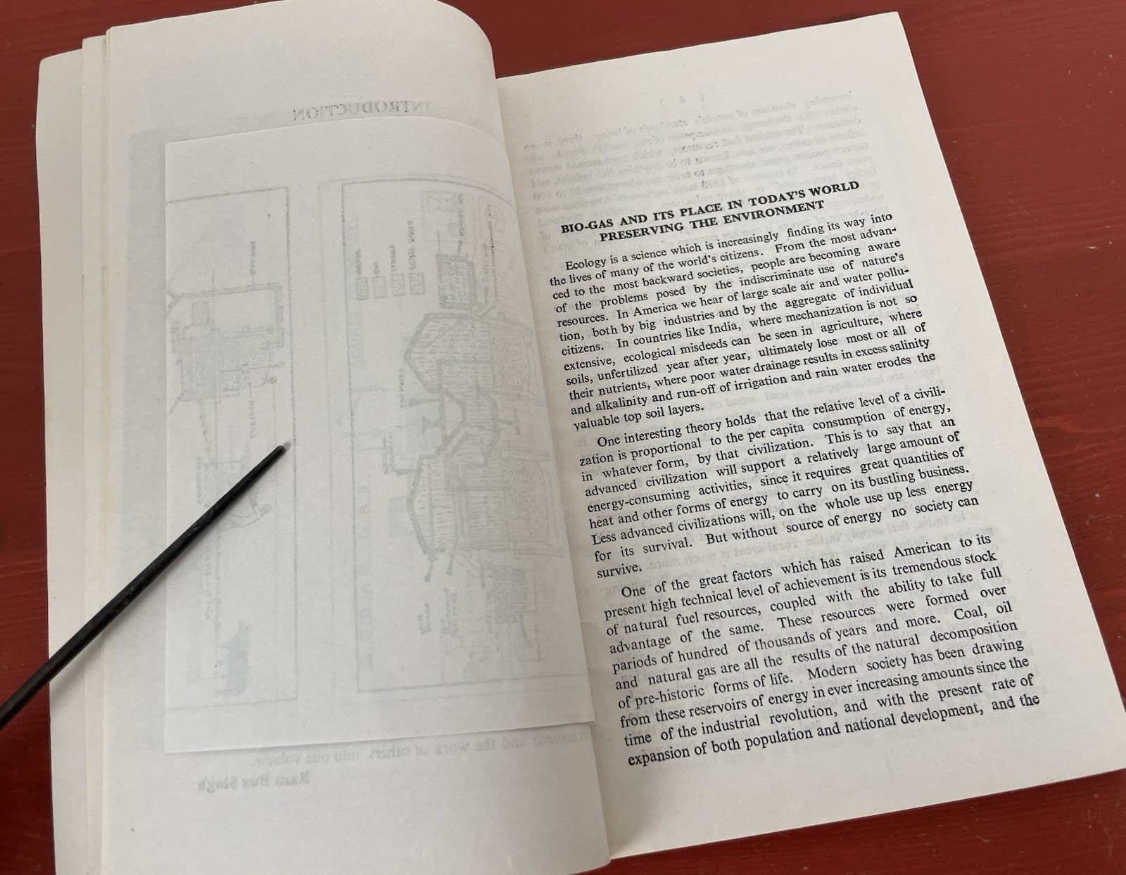 Bio-Gas Plant: Generating Methane from Organic Wastes by Ram Bux Singh PB 1973