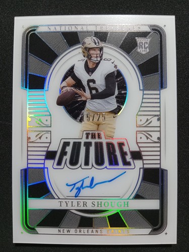 2025 National Treasures Tyler Shough "THE FUTURE" Silver Holo Auto /25 RC ⚜️
