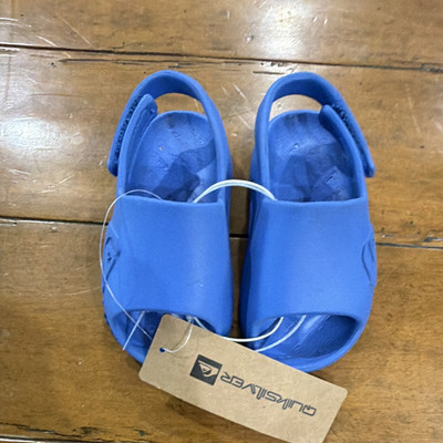 Quiksilver Unisex toddlers Blue Synthetic Sandals US 6 M Hook & Loop Open Toe