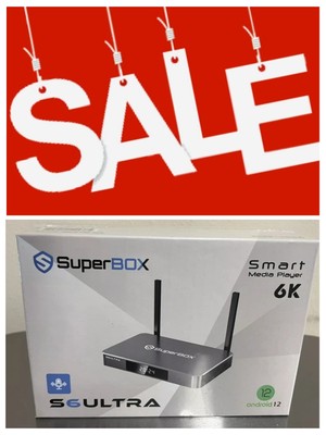 Superbox S6 Ultra - Streaming Device No monthly fees,  New Sealed 