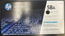 HP 58A LaserJet Black Toner Cartridge New Sealed Box CF258A (MFG - 08/05/2025)