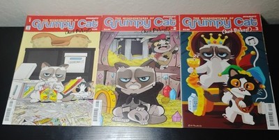 Grumpy Cat and Pokey Misadventures Comic Book Lot #1-3 Dynamite Lot of 3