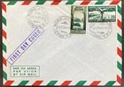 Italy 1951,Arbor Day, air mail First Day Cover,forest, scene, trees, plants,land