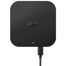RVP USB C Docking Station 3 Monitors 13-in-1 Triple Display 4K HDMI - BLACK