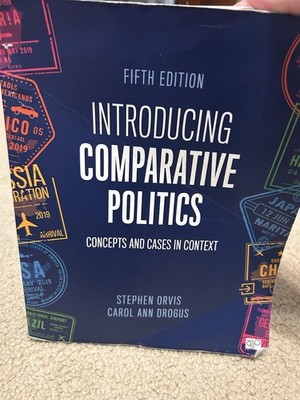 Introducing Comparative Politics by Stephen Orvis Concepts And Cases Paperback .