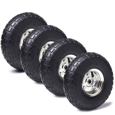 AR PRO 10 Inch Heavy Duty Tire Wheel 4.10 3.50 4 5/8 Axle