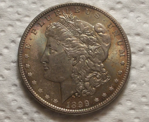1899 O Morgan Dollar Choice BU Toned