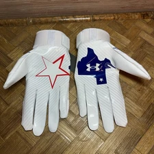 Under Armour UA F9 NITRO LE ADULT SKILL PLAYERS TEXAS Gloves 1381942-106 sz XXL