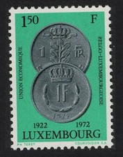 Luxembourg Coins of Belgium and Luxembourg 1972 MNH SG#885