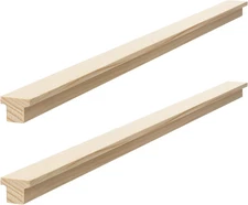 4 Pack Classic T-Shaped Hardwood Center Mount Drawer Slides