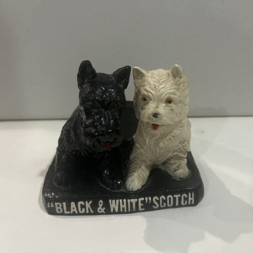 Vintage Black & White Dogs Buchanan’s Scotch Whisky Werbung Scottish Terrier 5” - Bild 2 von 12