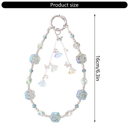Handmade Beaded Chain Mobile Phone Jewelry Pendant Drop-resistant Strap Antilost - 第 8/13 張圖片