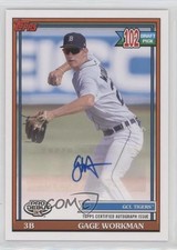 2021 Topps Pro Debut Auto Gage Workman #PD-179 Auto 1d0h