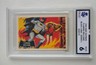 1966 A&BC BATMAN #51 FLAMING WELCOME TRADING CARD BLACK BAT