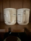 Longaberger Pottery Woven Traditions Blue Coffee Mug Cups Set Of 2 — photo 3