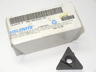 5 pcs VALENITE TNEC 66G3L312 Grade V01 Carbide Threading Inserts USA