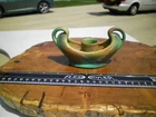 Vintage 1930s Weller Art Pottery Elberta Candle Stick Holder Deco Matte